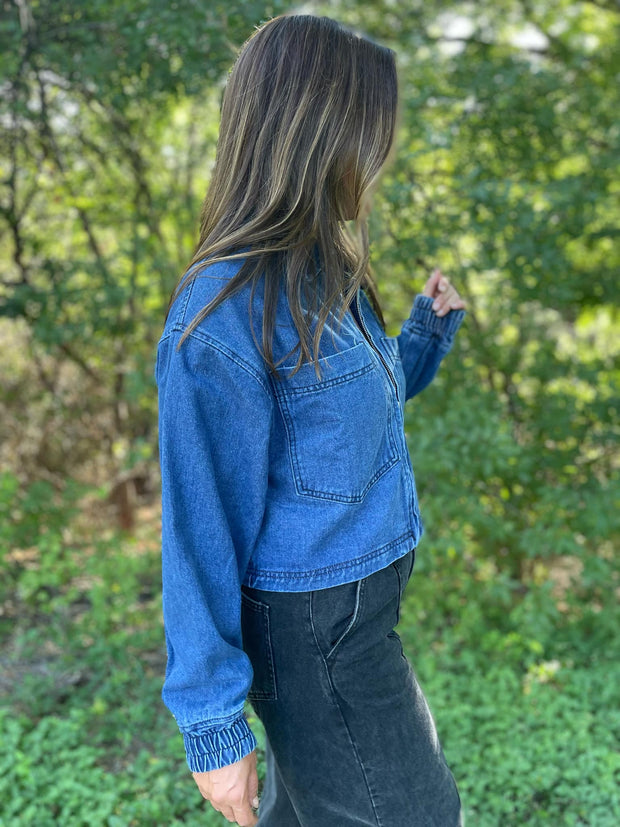 PREORDER: Oversized Pocket Denim Jacket