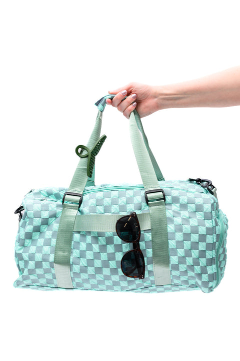 Elevate Travel Duffle in Teal