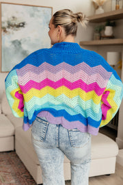 Every Single Moment Striped Cardigan