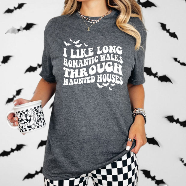 Long Haunted Walks Graphic Tee