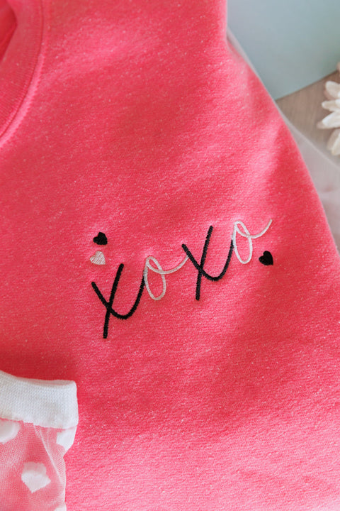 PREORDER: XOXO Embroidered Sweatshirt