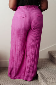 Totally Crazy Still Pink Wide Leg Pants