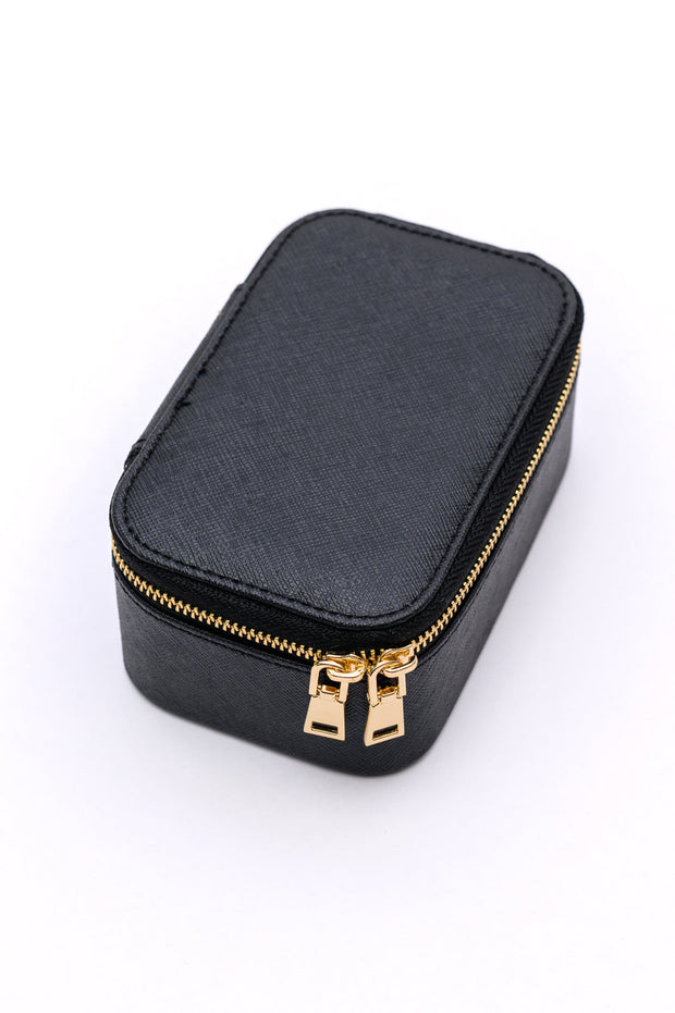 Travel Jewelry Case in Black